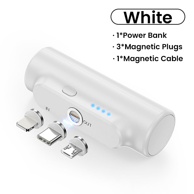 Compatible with Apple , Mini Creative Magnetic Power Bank