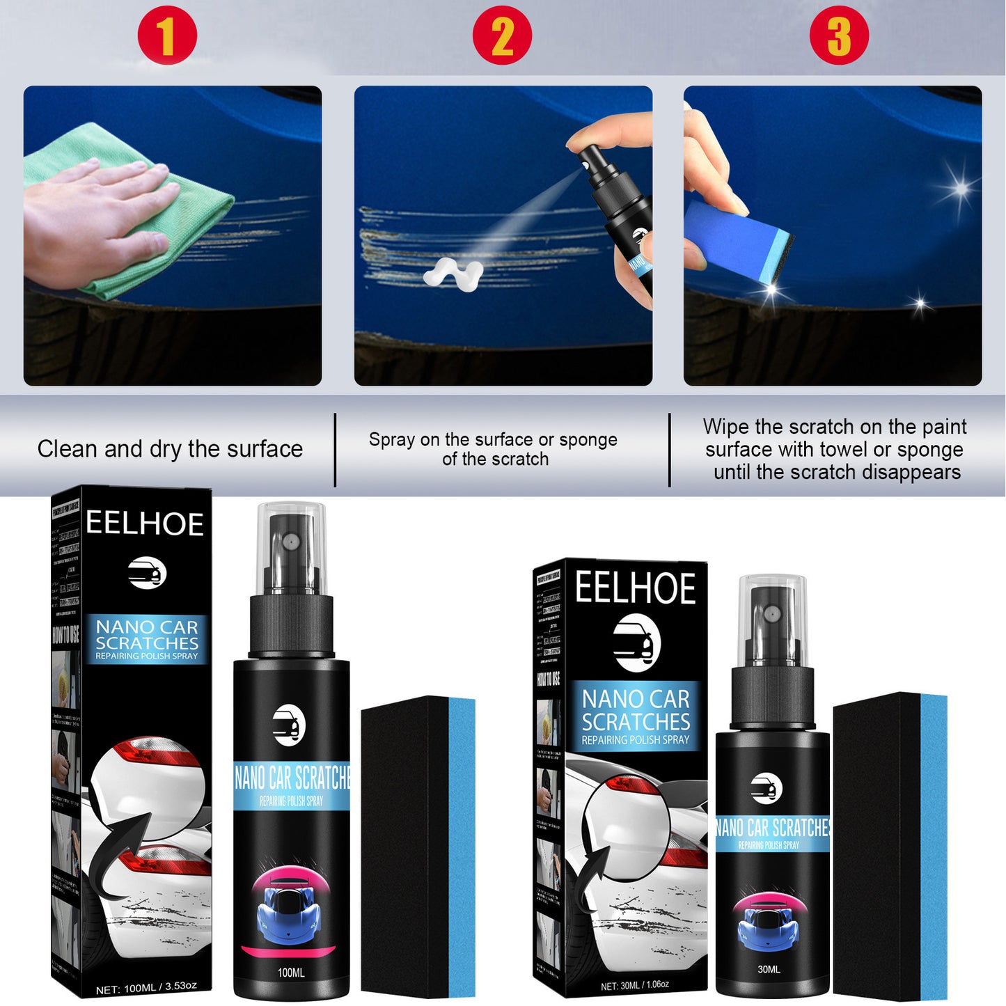 Car Scratch Repair Spray Maintenance