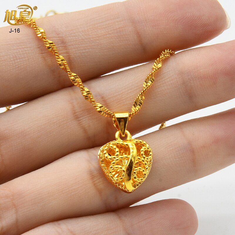 Xuhuang Dubai Heart Necklaces